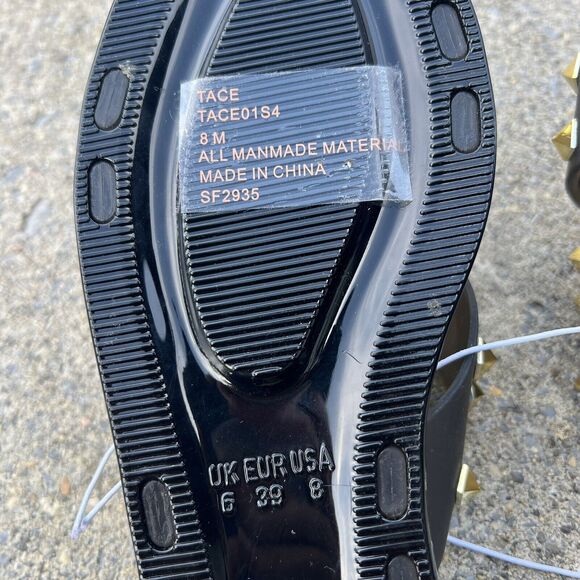 NWOB Steve Madden Tace Slip On Flat Studded Sandals - Picture 8 of 9